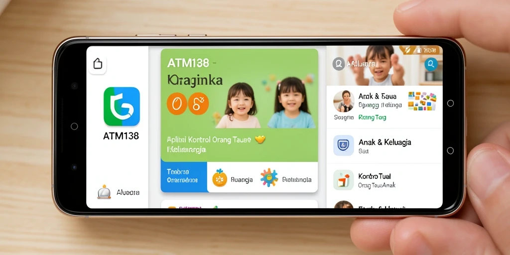 Antarmuka pengguna ATM138 yang intuitif untuk kontrol orang tua.