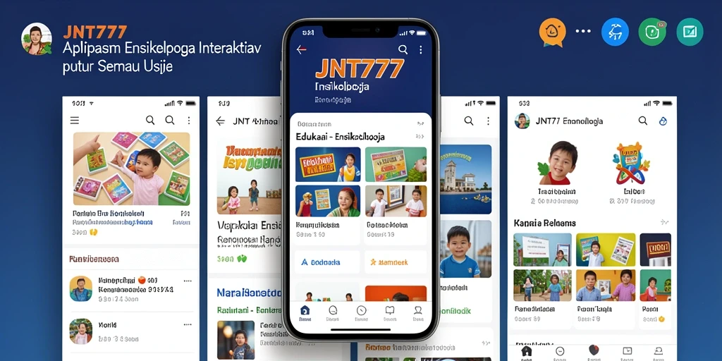 Antarmuka aplikasi JNT777 yang menarik dan interaktif.