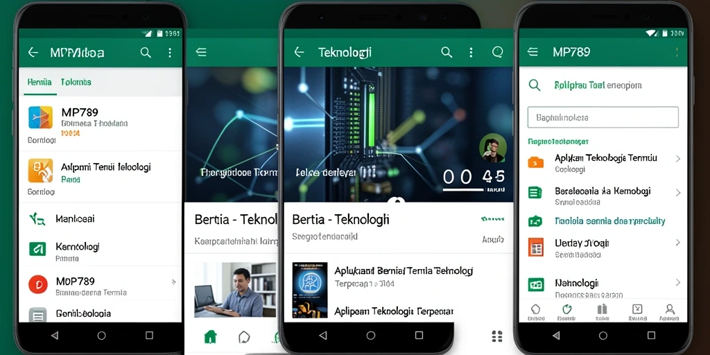 Antarmuka aplikasi MVP789 yang modern dan intuitif.