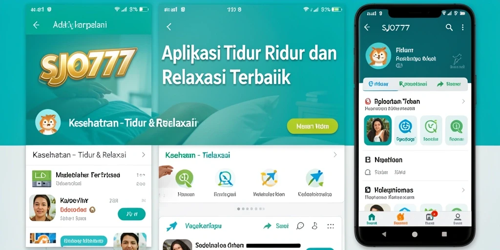 Antarmuka SJO777 dengan fitur relaksasi yang menenangkan.