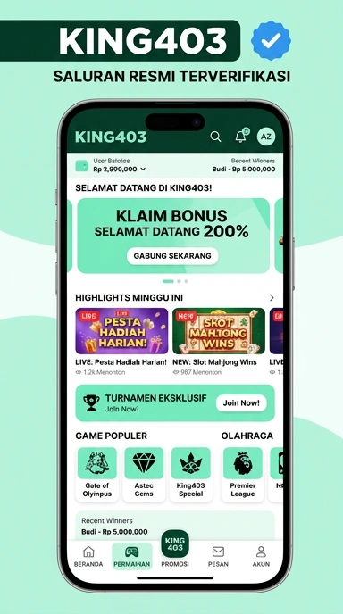 Halaman Resmi king403 untuk Pengguna Android